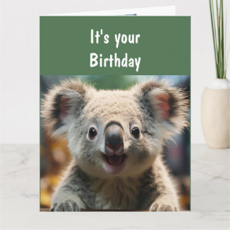 Leuke dier humor koala kwaliteit plezier  kaart