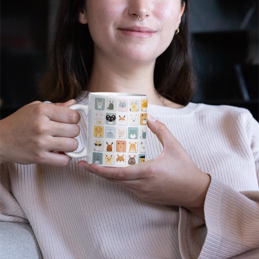 Leuke Dieren 4 Koffie Mok