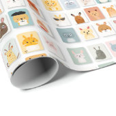 Leuke dieren 8 inpakpapier (Rol Hoek)