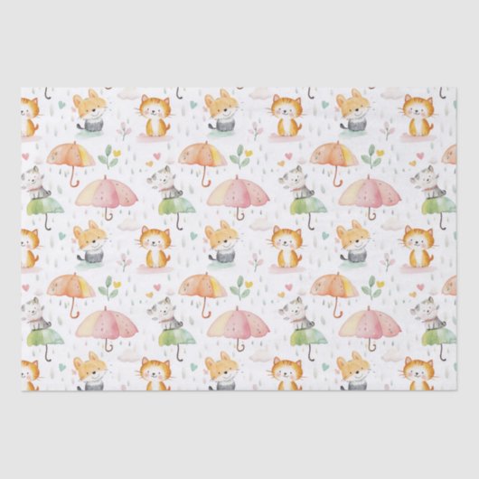 Leuke Dieren baby cadeau Tissuepapier (Voorkant)