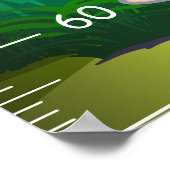 Leuke dieren bos groei grafieken poster (Hoek)