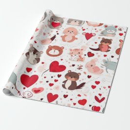 Leuke dieren cadeau ideeën Wrapping Paper Cadeaupapier