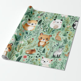 Leuke dieren cadeau ideeën Wrapping Paper Cadeaupapier