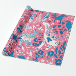Leuke dieren cadeau ideeën Wrapping Paper Cadeaupapier