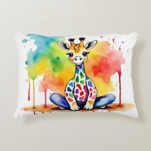 Leuke dieren doen yoga accent kussen