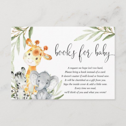 Leuke dieren geslacht neutraal boek in plaats van informatiekaartje (Voorkant)