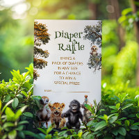 Leuke Dieren Geslachtsneutrale Luier Raffle Kaarte