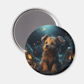 Leuke dieren onder de sterrenhemel magneet (Voorkant / Achterkant)