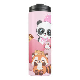 Leuke dieren ontwerp thermosbeker