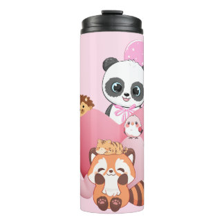 Leuke dieren ontwerp thermosbeker