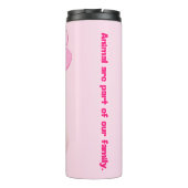 Leuke dieren ontwerp thermosbeker (Achterkant)