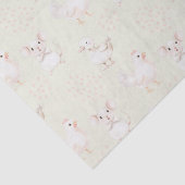 Leuke dieren op bleek groen tissuepapier (Detail)