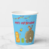 Leuke Dieren  Verjaardag kinder beker (Achterkant)