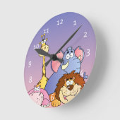 Leuke dierentuin dieren klokken (Hoek)