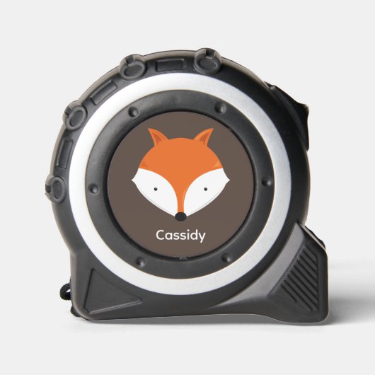 Leuke Dierenvos Kinder Naam Rolmaat (Voorkant)