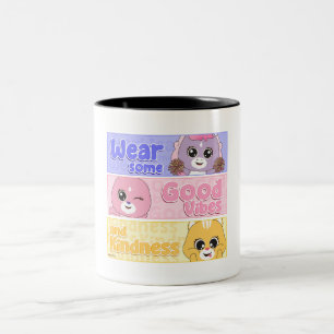Leuke Dierenvrienden: Perfect voor kinderen Tweekleurige Koffiemok