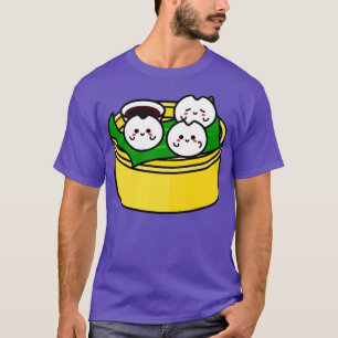 Leuke Dim Sum-illustratie T-shirt