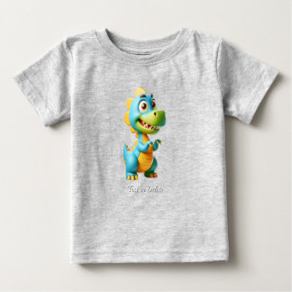 Leuke dinosaurus baby t-shirt