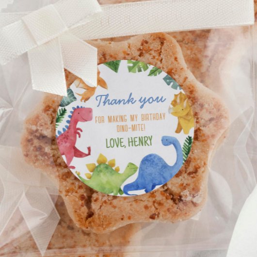 Leuke Dinosaurus Boy Labels Verjaardag Baby shower
