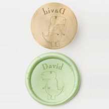 Leuke dinosaurus tekening aangepaste naam