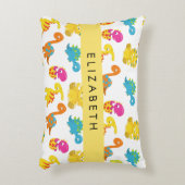 Leuke dinosaurussen, Patroon van dinosaurussen, Jo Accent Kussen (Voorkant(Verticaal))