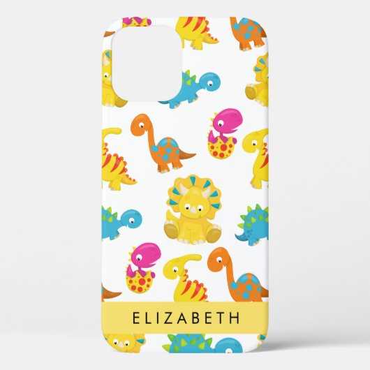 Leuke dinosaurussen, Patroon van dinosaurussen, Jo Case-Mate iPhone Case (Achterkant)