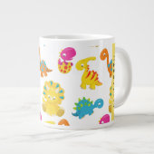 Leuke dinosaurussen, Patroon van dinosaurussen, Jo Extra Grote Beker (Voorkant rechts)