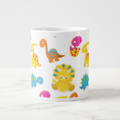 Leuke dinosaurussen, Patroon van dinosaurussen, Jo Extra Grote Beker (Voorkant)