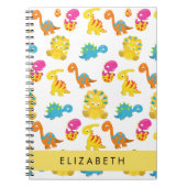 Leuke dinosaurussen, Patroon van dinosaurussen, Jo Notitieboek (Voorkant)