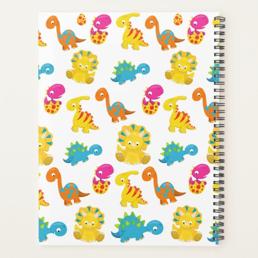 Leuke dinosaurussen, Patroon van dinosaurussen, Jo Planner (Achterkant)