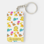 Leuke dinosaurussen, Patroon van dinosaurussen, Jo Sleutelhanger (achterkant)