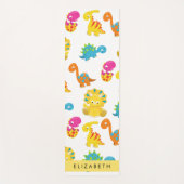 Leuke dinosaurussen, Patroon van dinosaurussen, Jo Yogamat (Voorkant)