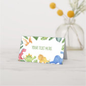 Leuke Dinosaurussen Verjaardag Plaats Kaart (Achterkant)