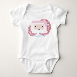Leuke Disco Santa Meisjes Roze Kerstmis Romper