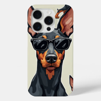Leuke Doberman telefoonhoes iPhone 15 Pro Case
