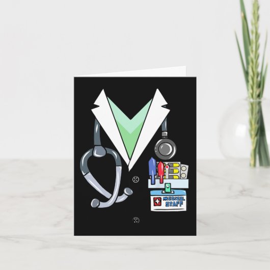 Leuke Doctor Witte Lab jas kostuum Halloween Docto Kaart (Voorkant)