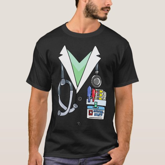 Leuke Doctor Witte Lab jas kostuum Halloween Docto T-shirt (Voorkant)