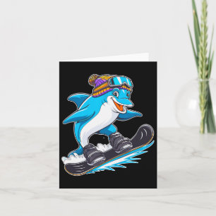 Leuke Dolfijn Snowboarden Adventure Wintersport Kaart