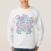 Leuke doodle kleurrijke levendige vormen