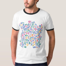 Leuke doodle kleurrijke levendige vormen