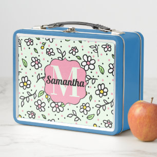 Leuke Doodle Madeliefjes Bloemen Cute Patroon Mono