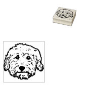 Leuke Doodle rubber stempel - doodle hond cadeau (Gestempeld)