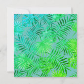 Leuke dromerige strandtrouwkaart kaart (Achterkant)