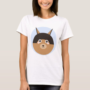 Leuke Duitse Herdershirt Kawaii-hondliefhebber T-shirt