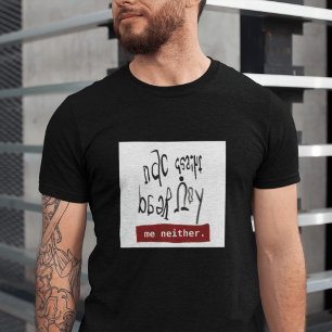 Leuke dyslexie bewustzijn “Kun je dit lezen” T-shirt