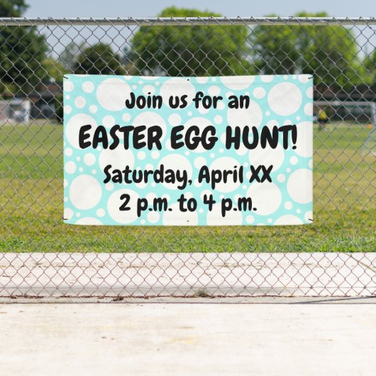 Leuke Easter Egg Hunt Banner (Insitu)