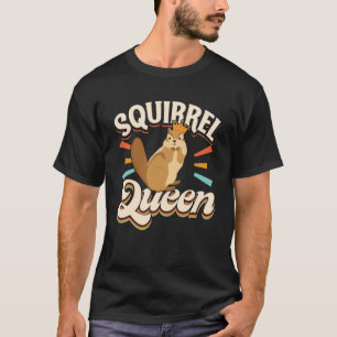 Leuke Eekhoorns Knaagdier Eekhoorn Koningin T-shirt