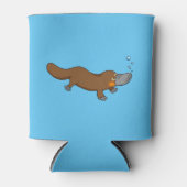 Leuke eend met vogelbekdier blikjeskoeler (Voorkant)