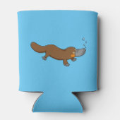 Leuke eend met vogelbekdier blikjeskoeler (Achterkant)