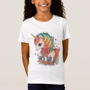 leuke eenhoorn art meisjes t-shirts